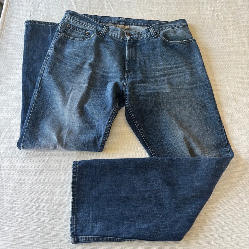 Perry Ellis America Mens Classic Fit Straight Leg Jeans Blue Denim 34x30 RN37763